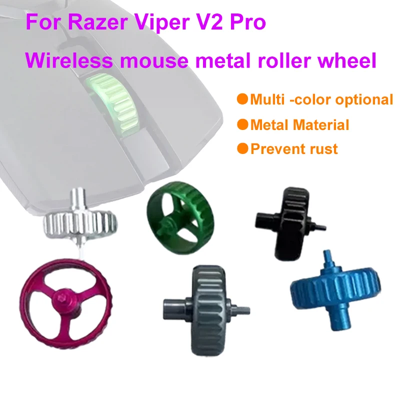 Opravy dielov pre Razer Viper V2 Pro Wireless Dual-Mode RGB Gaming Mouse: Vlastné kovové rolovanie