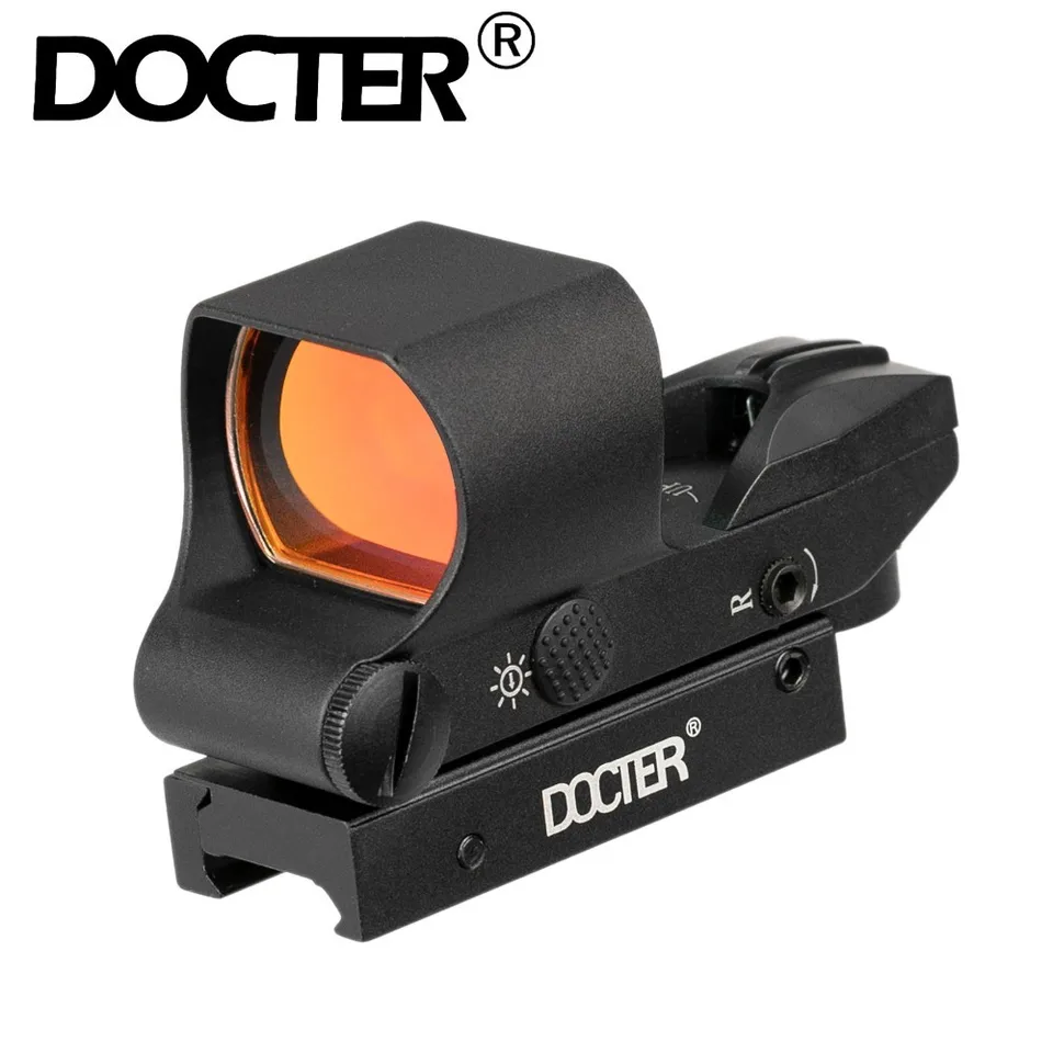 Optics Ravage 1x28x40 Red Dot Rifle Rozsah 4 reflexie reflexie s 20 mm tkáčkovou základňou