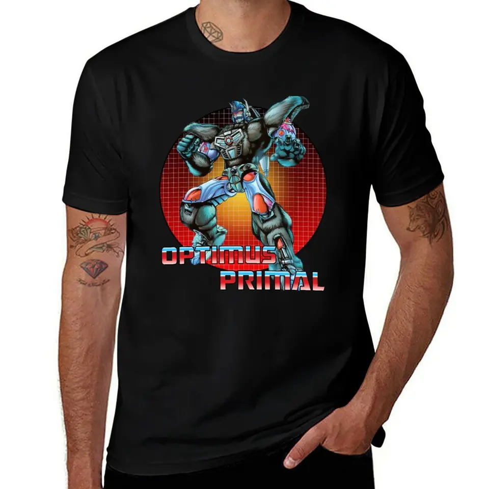 Optimus Primal Maximals Transformer G1 Tričko Tričká Grafické odpaliská polotovary prebytočné tričká pre mužov