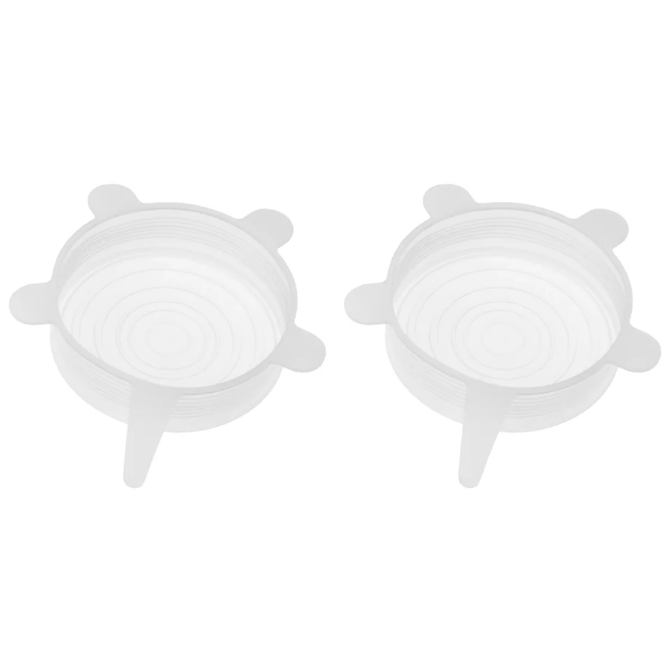 Opätovne použiteľné natiahnuté silikónové viečka na pokrytie misky na misu (9 cm)