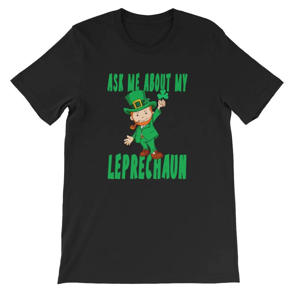 Opýtajte sa ma na moje leprechaun vtipné írske tričko
