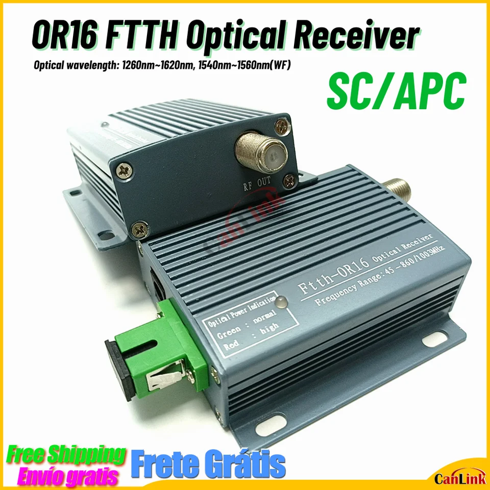 OR16 Fiber RF Converter Optický prijímač Ftthwithout Filter určený pre sieť CATV FTTH