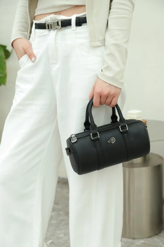 ORABIRD Small Tote Bag pre dámy Crossbody Crossbod Rame Candbag Soft Original Leather