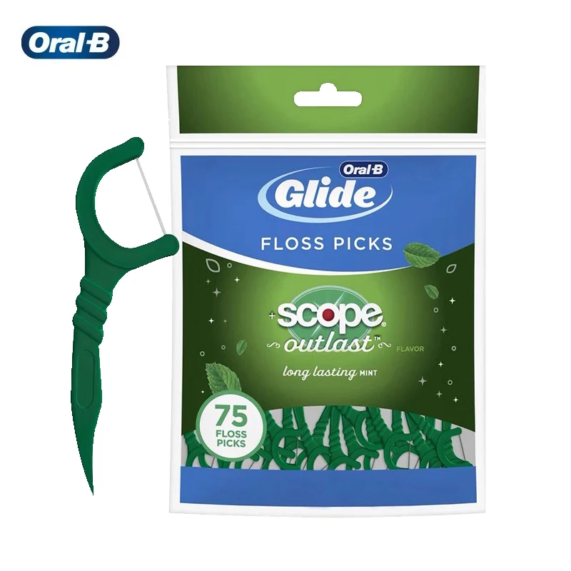ORAL B mäta s príchuťou FLOSE FLOSS STRECK voskované voskované špáradlo