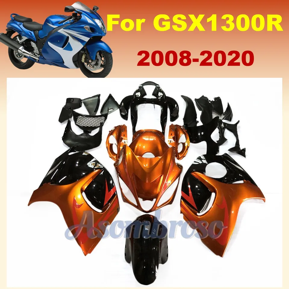 Orange Fairings Kit pre GSXR1300 Hayabusa 2008 2020 2009 2010 2012 2012 2013 2019 2016 2015 GSX1300R GSX-R1300 08-20 Bodys Shell