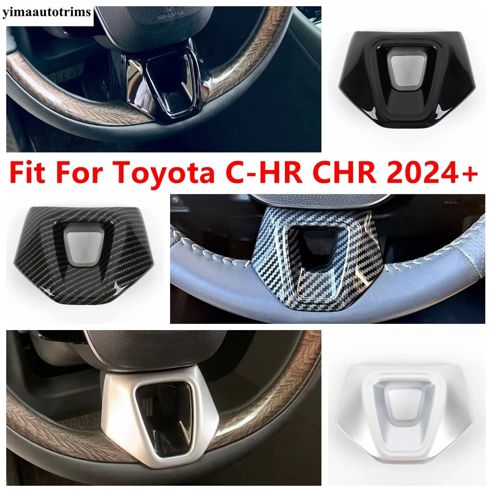 Orchný kryt Cover Cover Cover pre Toyota C-HR ChR 2024 2025 ABS Čierne / matné / uhlíkové vlákno Interiér
