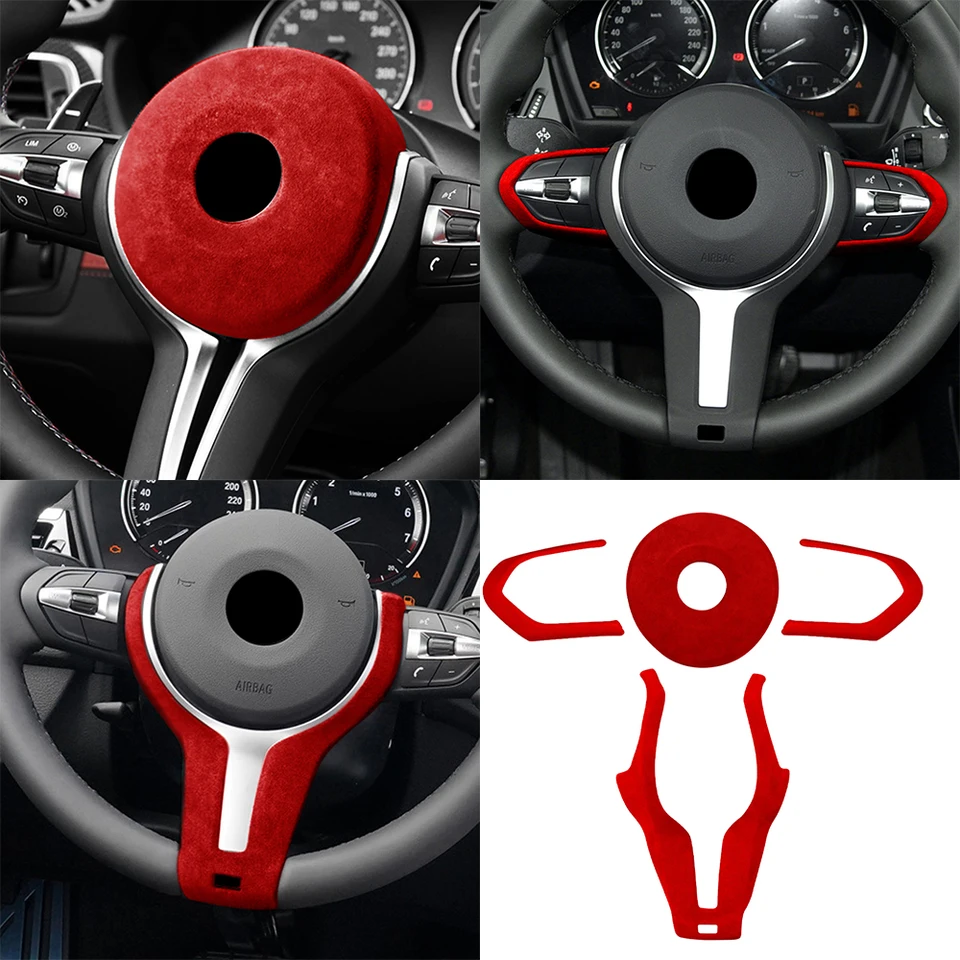 Orezanie krytu gombíka volantu pre BMW F20 F22 F30 F31 F32 F33 F36 F10 F06 F12 F13 Auto príslušenstva