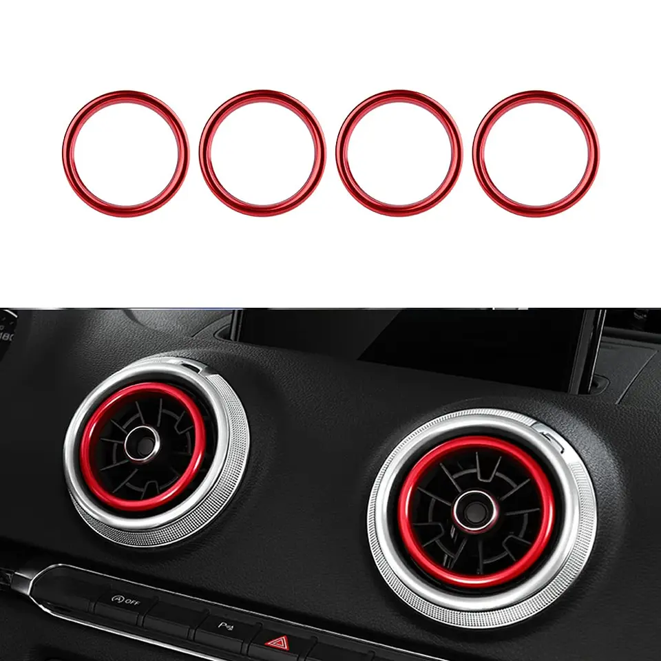 Orezanie výstupu z konzoly automobilu Vnútorný krúžok pre Audi A3 8V S3 2014-2019