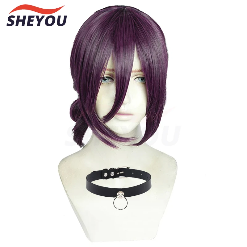 Oreze cosplay parochňa Anime cosplay fialová hnedá cytail vlasy pelucas halloween karnevalová párty rola hracie parochne + parochňa čiapka