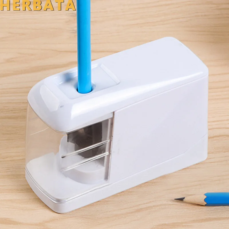 Orezávač elektrickej ceruzky USB a batérie automatické ceruzky naostrenie materiál sacapuntas escolar aiguisoir puntenslijper
