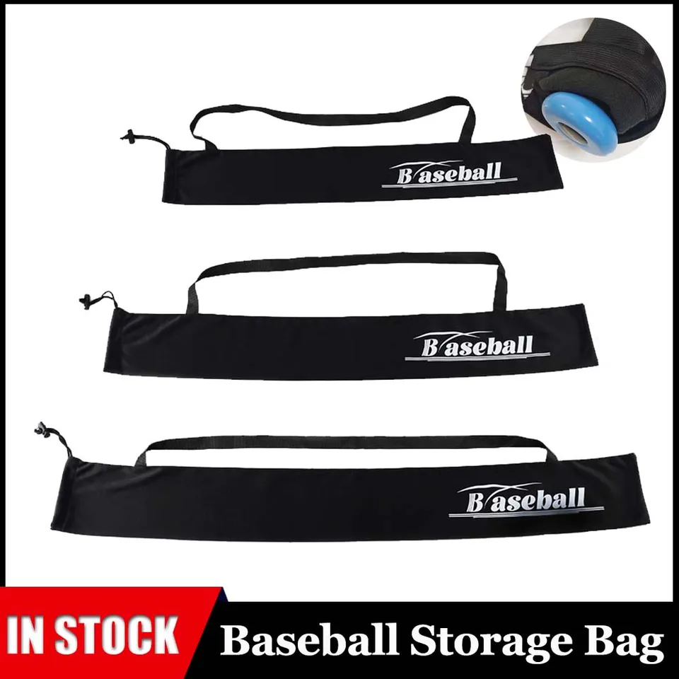 Organizátor baseballovej netopierov prenosná skladacia organizátor Bag Black Tote Bag s popruhom Zhrubnuté vrecko na rameno pre začiatočníkov