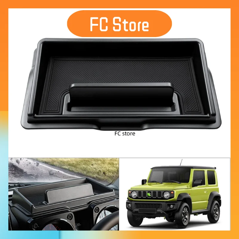 Organizátor Center Console Dash Organizátor pre 2019-2024 Suzuki Jimny JB64 JB74 Príslušenstvo s úložným boxom držiaka mobilných telefónov