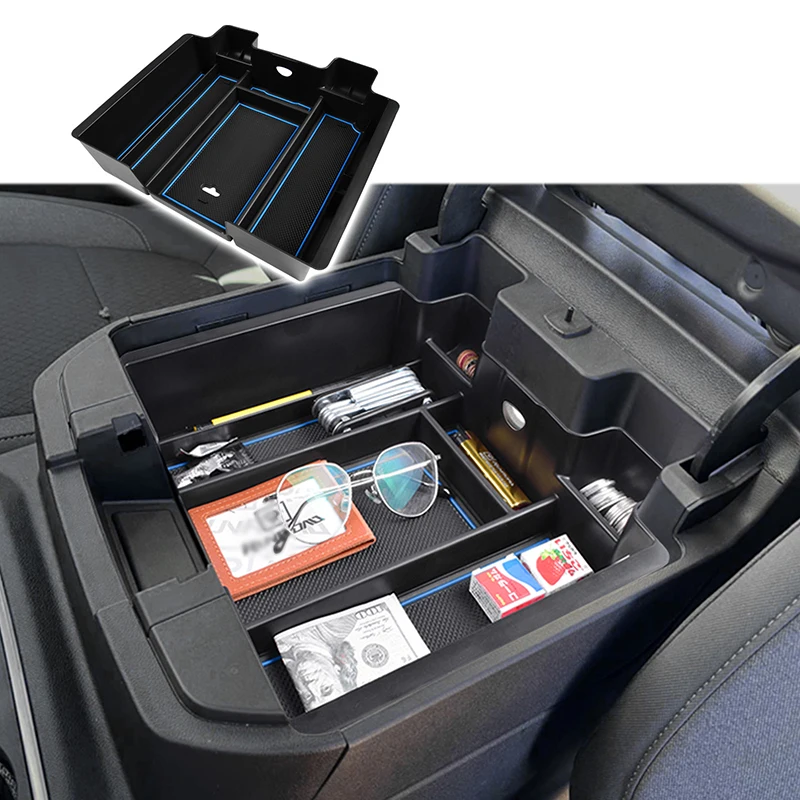 Organizátor Centra Console za rok 2019-2022 Chevy Silverado 1500/GMC Sierra 1500 a 2020-2023 Silverado/Sierra 2500HD/3500HD