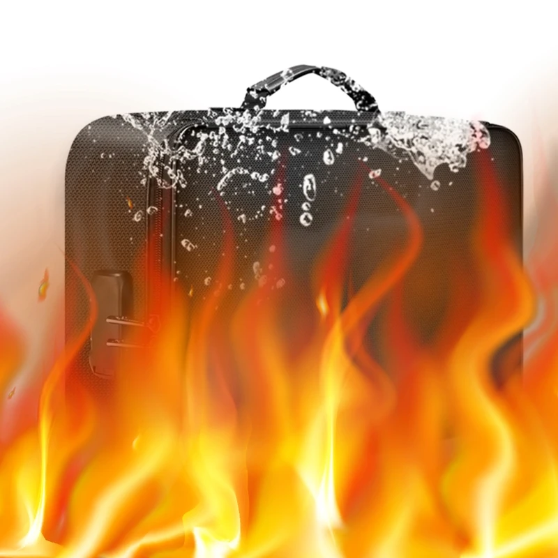 Organizátor dokumentov BAG 4-vrstvový veľký priestor Fire odolný voči vode odolným v oblasti ukladania zips