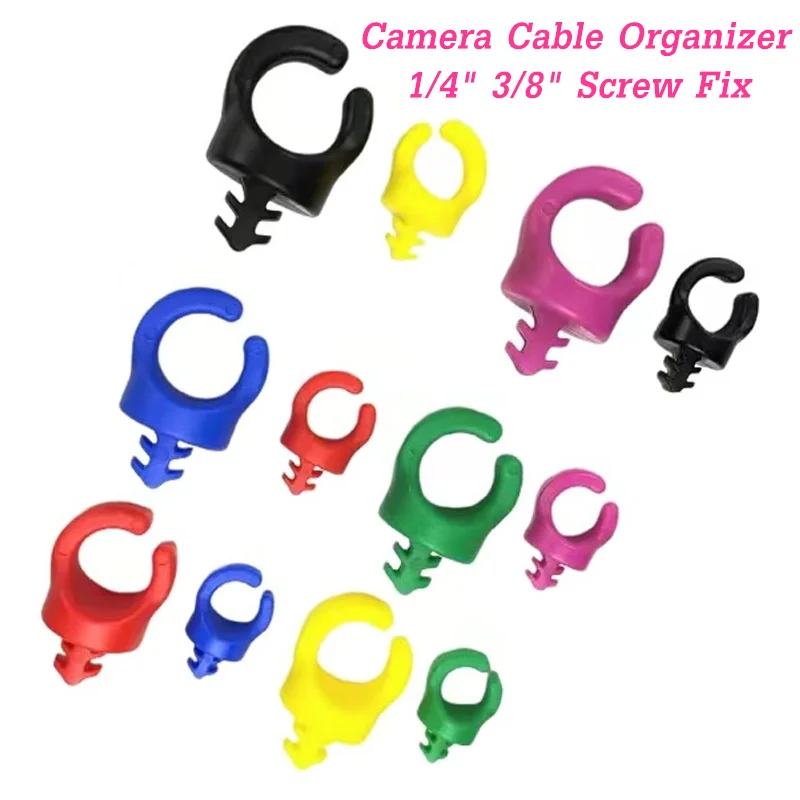 Organizátor kábla fotoaparátu SDI Videokamera Správa káblových klipov 1/4 3/8 skrutkovač Arri Red Power Cable Clamp Clamp HDMI Dátový kábel