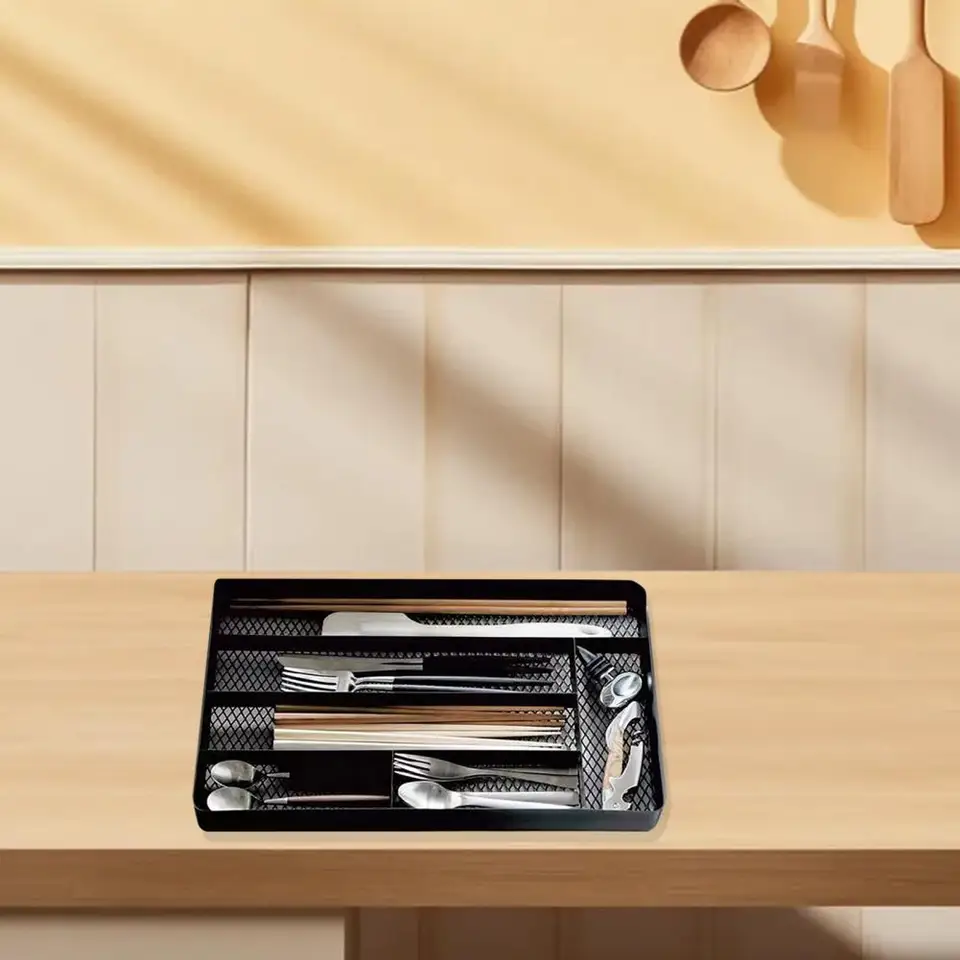 Organizátor organizátora Fork Spoon Organizátor Utensil Organizátor Viacstranné príbory Storage Box s kapacitou uhlíkovou oceľou na organizovanie
