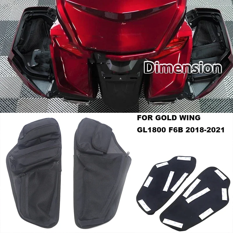 Organizátori veka sedlového tašky pre Honda Gold Wing 1800 GL1800 F6B 2018 2019 2020 2021 KUMPEL ORGANAGER