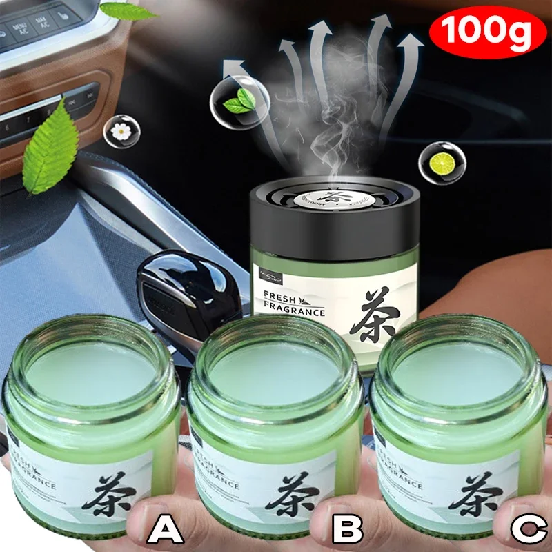 Orientnom orientálnom orientácii automobilového vzduchu Solid Oriental Gardenia Jasmine Oolong Tea Fragrance Automatické interiérové ​​parfumy difúzor auto dezodorantné príslušenstvo
