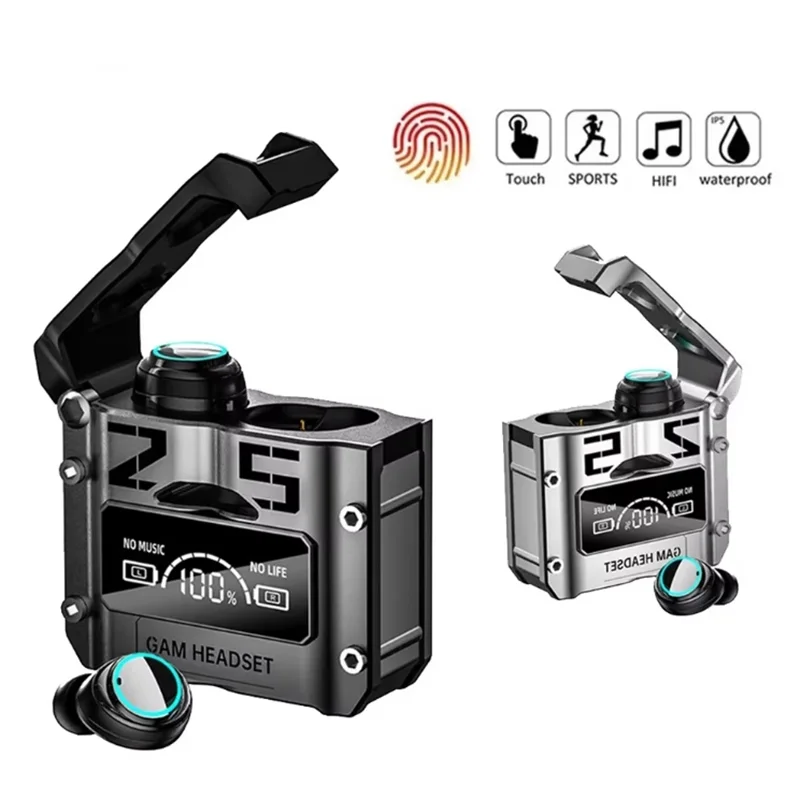 Origina M25 TWS Wireless Bluetooth slúchadlá snímok HD HD STARDE STRANDY s mikrofónnou hudbou Sports hluk, ktorý zneužíva slúchadlá