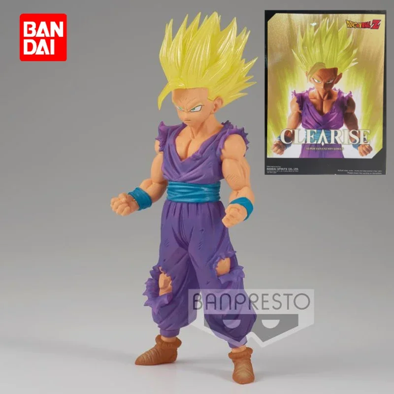 Original Bandai Banpresto Dragon Ball Z Clearise Son Gohan SSJ2 Super Saiyan 2 Anime PVC Action Figures 150 mm PVC Model Hračky