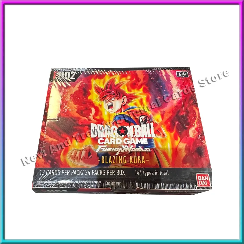 Original Bandai Dragon Ball Super TCG Fusion World 2 FB02 Anglická verzia Kartová hra Rare Collectible Edition Disklow Gift