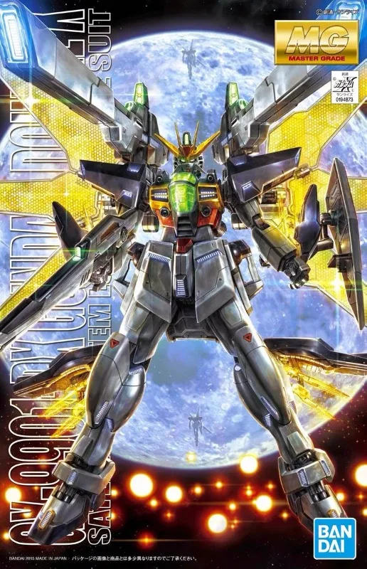 Original Bandai Gundam Anime Obrázok Mg 1/100 mg GX-9901-DX Gundam Double X DX Model Model Action Action Zhromažďovanie hračiek robotov