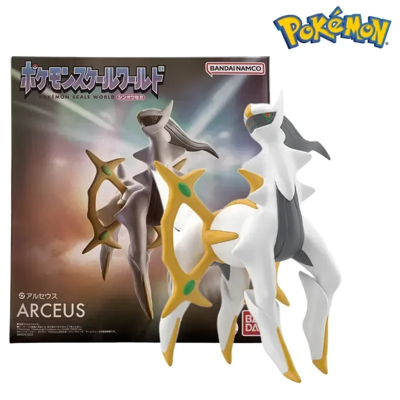 Original Bandai Pokemon Scale World Sinnoh Región Arceus 1/20 PVC Anime Figures Hračky Darčeky Zberateľ