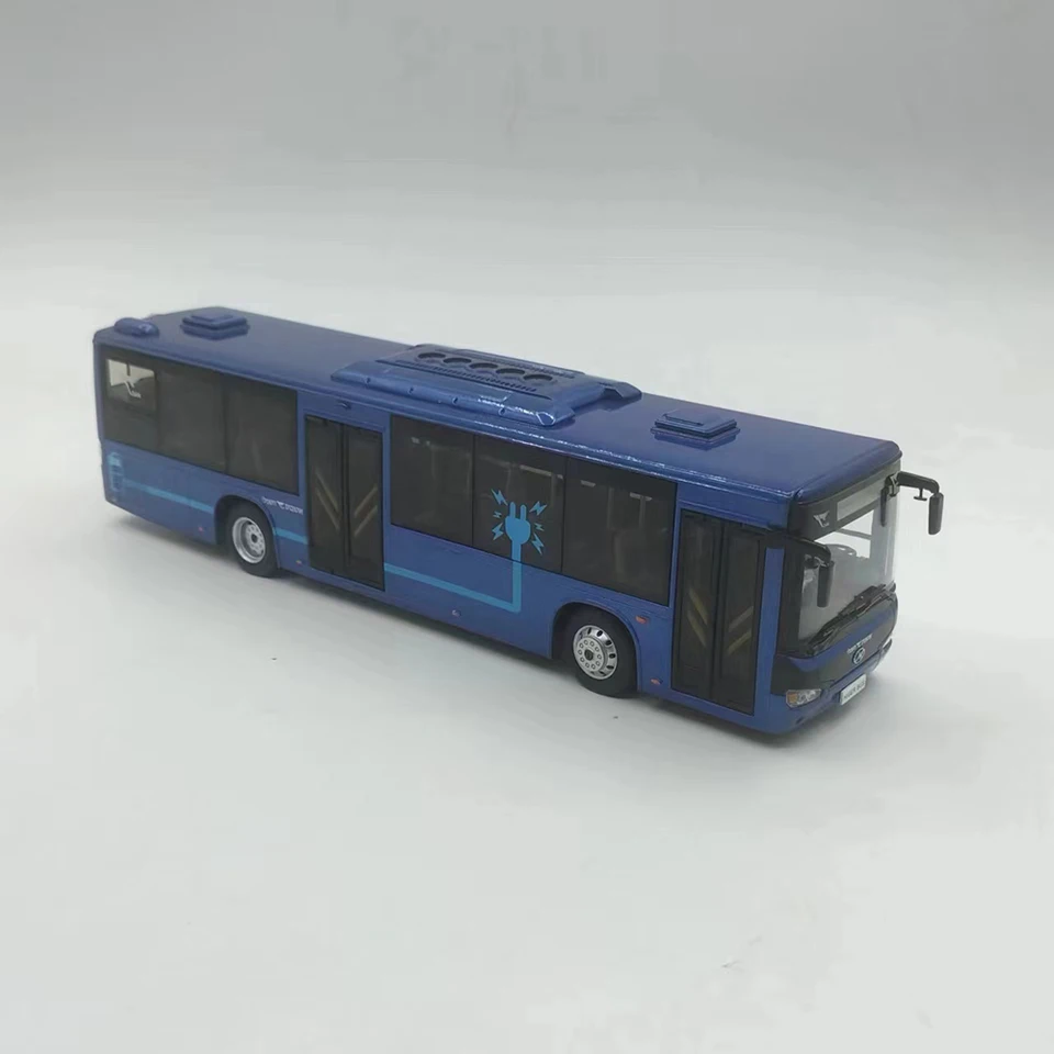 Original Die-Cast 1:42 Scale Suzhou Jinlong Haiger B92H Nový energetický autobus Simulácia zliatiny Model Fanúšikov