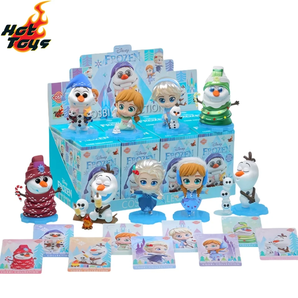 Original Disney Frozen 2.0 Blind Box Hot Toys Cosbi Elsa Olaf Anna Mystery Box Anime Desktop Dekorácie Kawaii Toy Birthday Darček