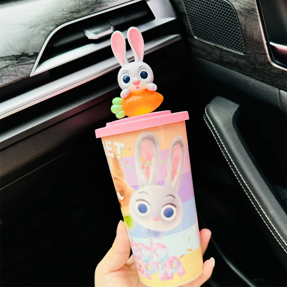 Original Disney Zootopia Topper Cup Judy Nick Flash Clawhauser Mr.Big Figures Exkluzívne kino zberateľné darčeky k narodeninám
