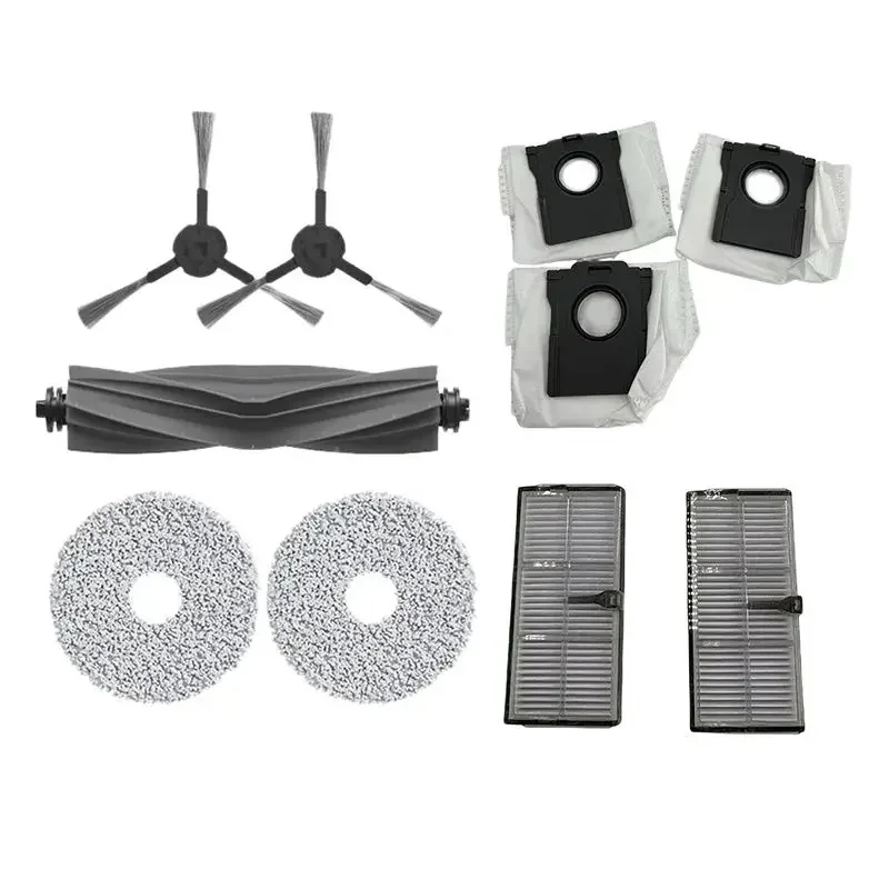 Original Dreame Bot L10S Pro Ultra Weat Robot Vysávač náhradný doplnok súprava diely Guma hlavná / bočná kefka, filter, mop handra