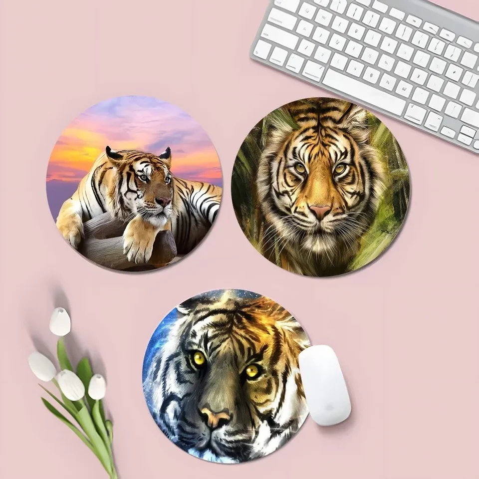 Original Esports Tiger Gumber Small Gaming Mouse Pad Gamer Desk Desk Mats Klávesnica podložka Mause Pad Office pre PC Gamer Mousemat