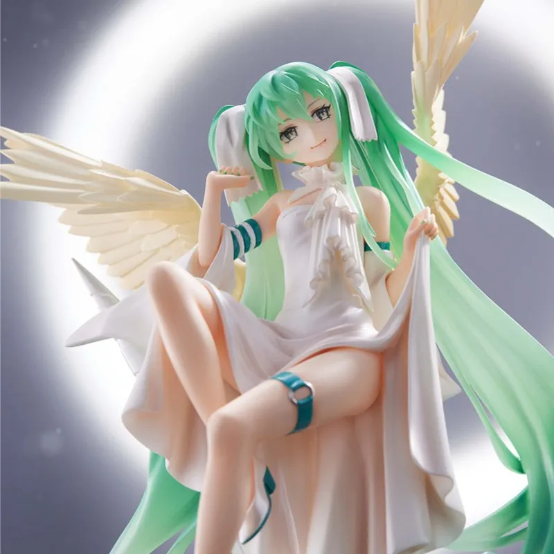 Original Furyu vokalid hatsune miku tenitol svetlo tmavý anjel Devil PVC akčná figúrka Zbierka modelu hračky pre bábiky narodeniny deti