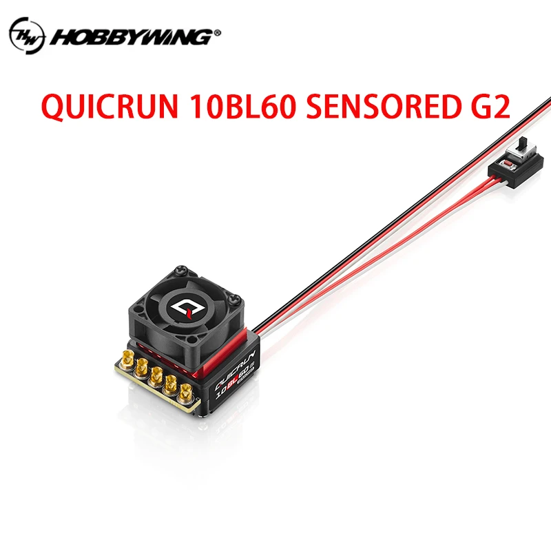 Original Hobbywing Quicrun 10BL60 Sensored G2 Sensored Brushless ESC pre 1/10 RC RC Racing CAR