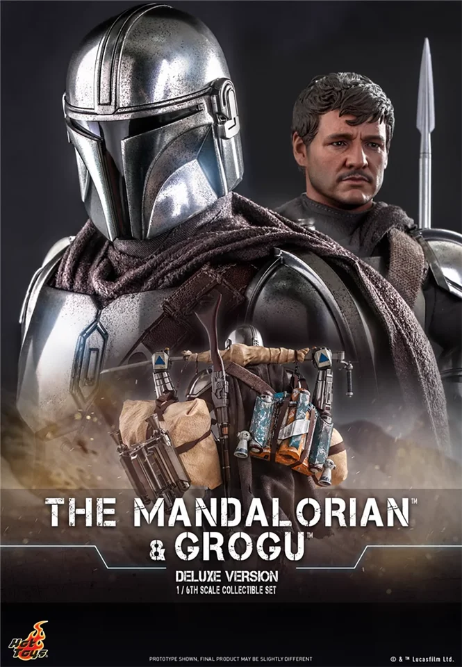 Original Hottoys HT 1/6 TMS051/052 MANDALORIAN 3.0 Baby Youda Action Figure Model Hračky 30 cm Zbierka Luxusná edícia