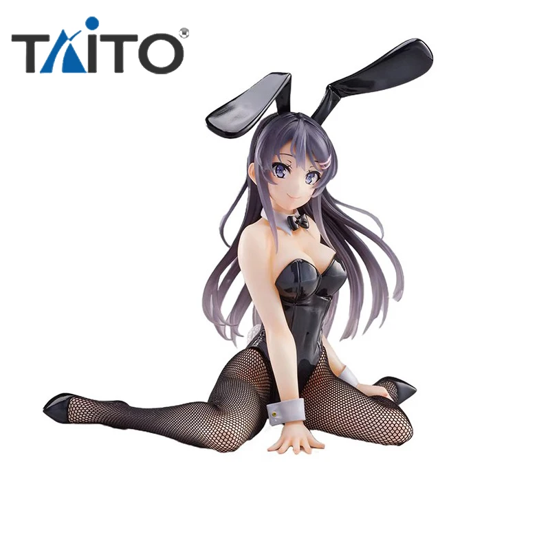Original Original Taito Sakurajima mai zosilňovač Seishun Butajyaku Bunny Girl Sedenie tela krabičky zberná zbierka modelu figuríny