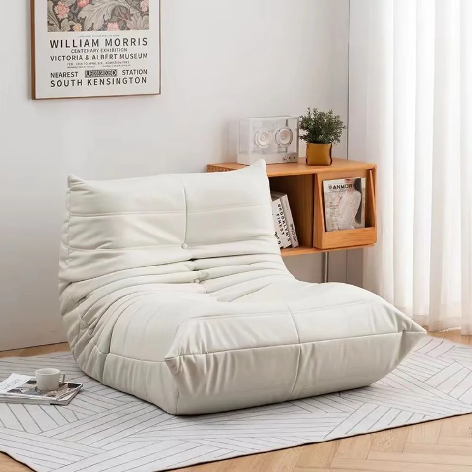 [Original] Original Togo Caterpillar Lazy Sofa Semiš Malú byt Obývacia izba môže ľahnúť a spať