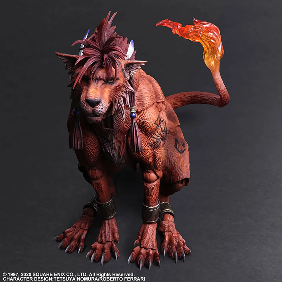 Original Play Arts Kairemrake Red XIII PVC akčná figúrka Hray Model Collection Gift 18 cm