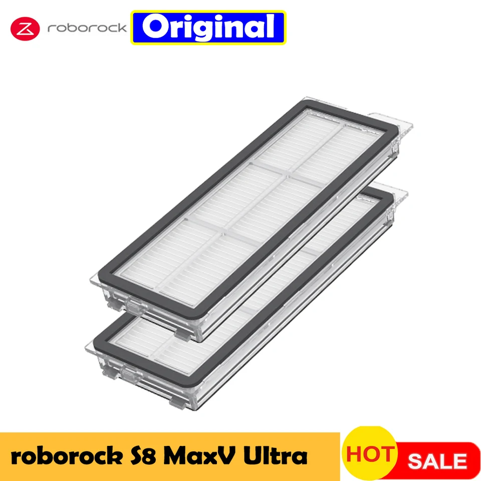 Original Roborock S8 Max V Ultra Filter Accessories Výmena dielov pre S8 Max Ultra 2pcs Hepa Filter vysávače