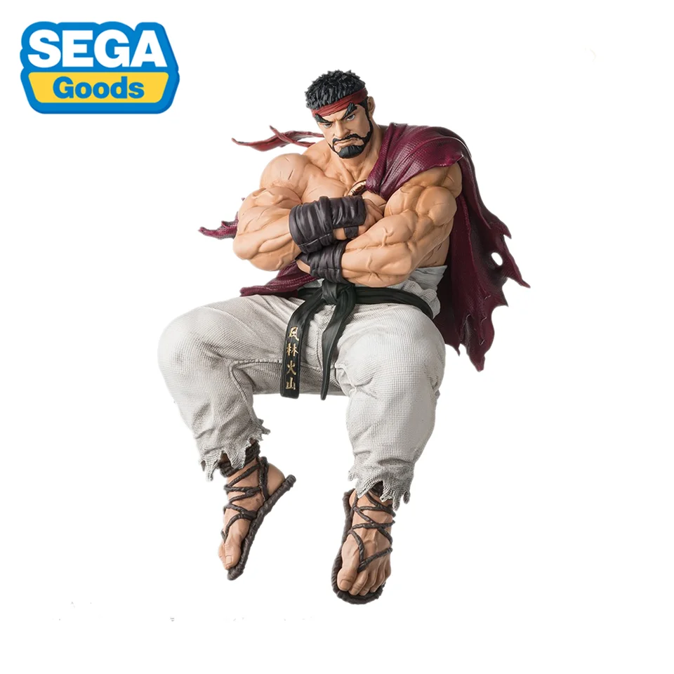 Original Sega Street Fighter 6 Ryu Hoshi SF Anime Figure Hračky PVC Model Collection Collection Noodle Stopper Action Figurín Doll Darček