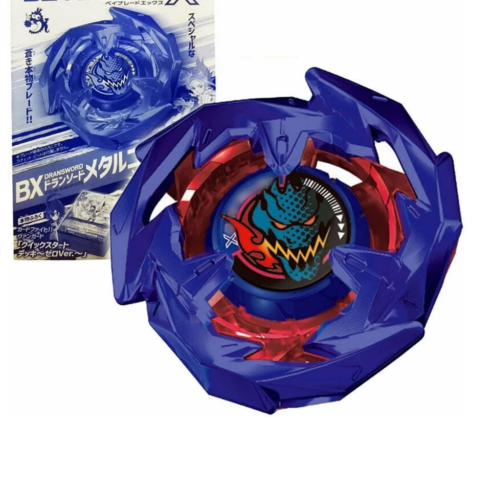 Original Toupie Beys Bx00 Battle Dran Sword Blue Blade Metal Corocoro v skutočnom balení