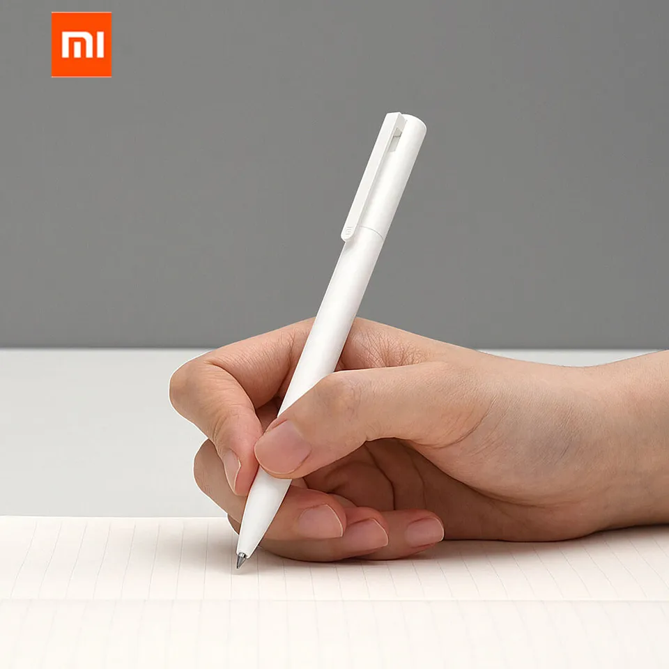 Original Xiaomi Gel Pen White Mijia 9,5 mm Podpisovanie guľôčkových perá Švajčiarsko