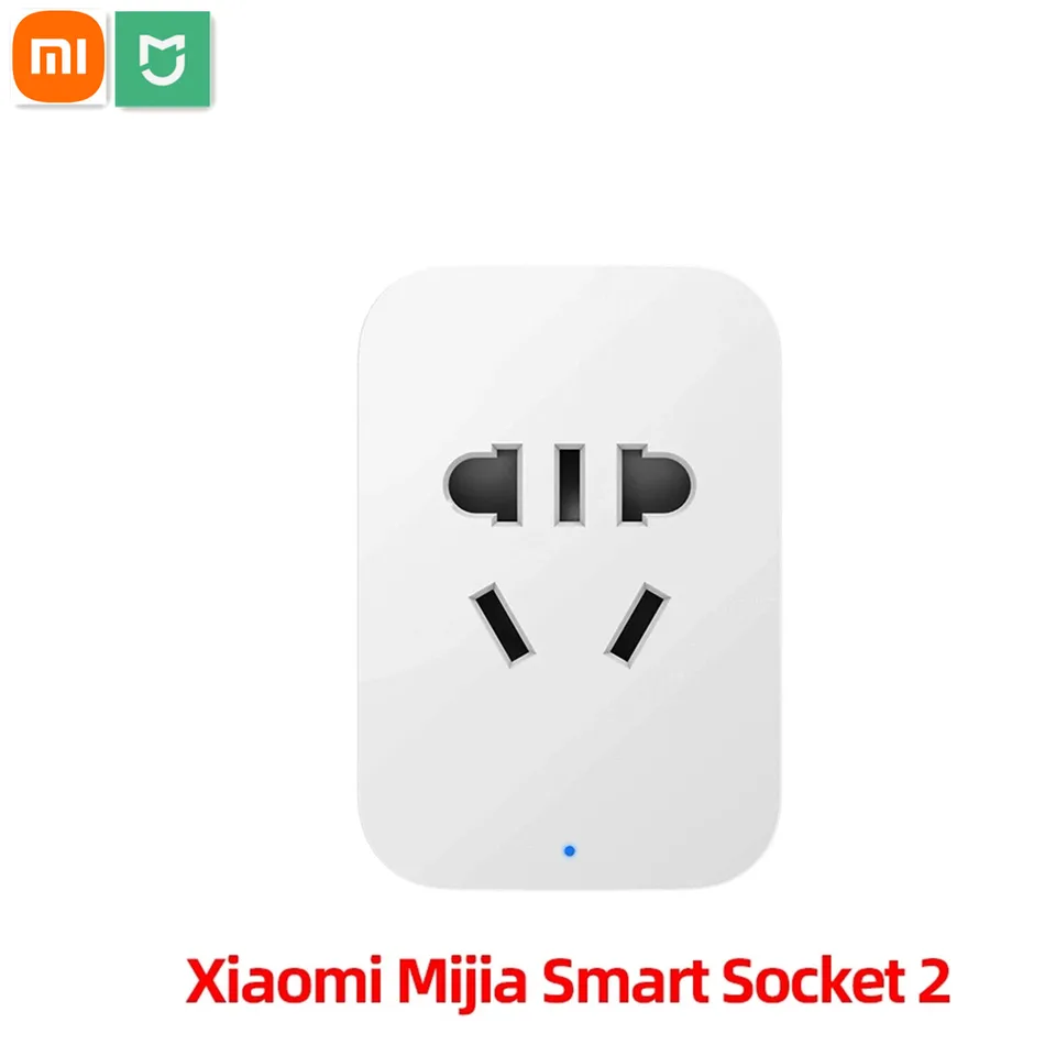 Original Xiaomi Mi Smart Socket 2 Plug Bluetooth Gateway Version Verzia diaľkové ovládanie funguje s Xiaomi Smart Mi Home Mijia App
