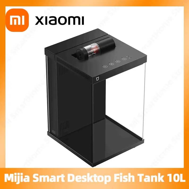 Original Xiaomi Mijia Smart Desktop Fish Tank 10L Diaľkové kŕmenie prostredníctvom aplikácie Profesionálny filtračný systém pracuje s MI Home