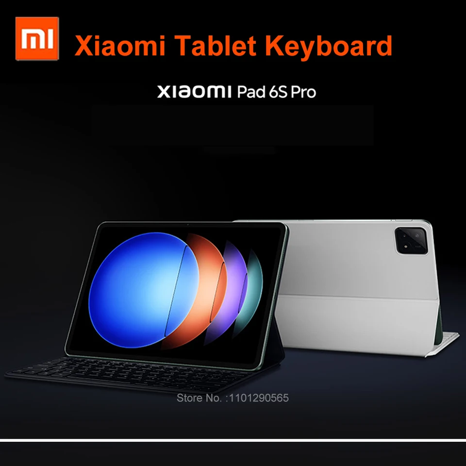 Original Xiaomi Pad 6S Pro 12,4 palca Klávesnica puzdro Anglický kľúč 78 Touchpad /Nottouch Klávesnica pre 12,4 