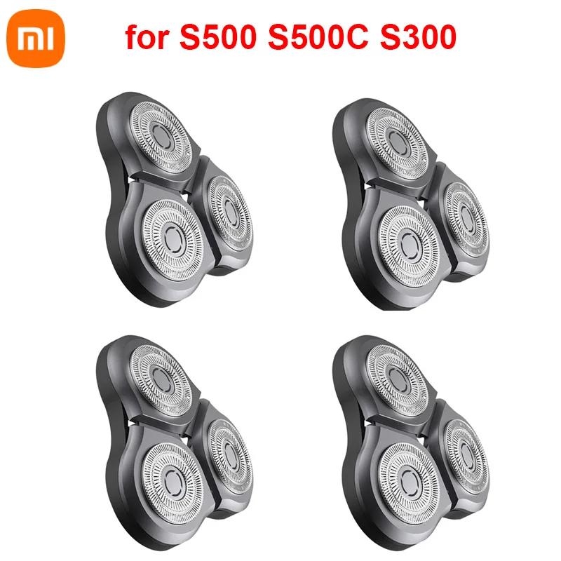 Originál holiaceho čepele pre elektrický holiaci strojček Xiaomi Mijia pre Mijia S100/S500/S300/S500C SHAVERS RAZOR Vodotesná dvojrysvá čepeľ