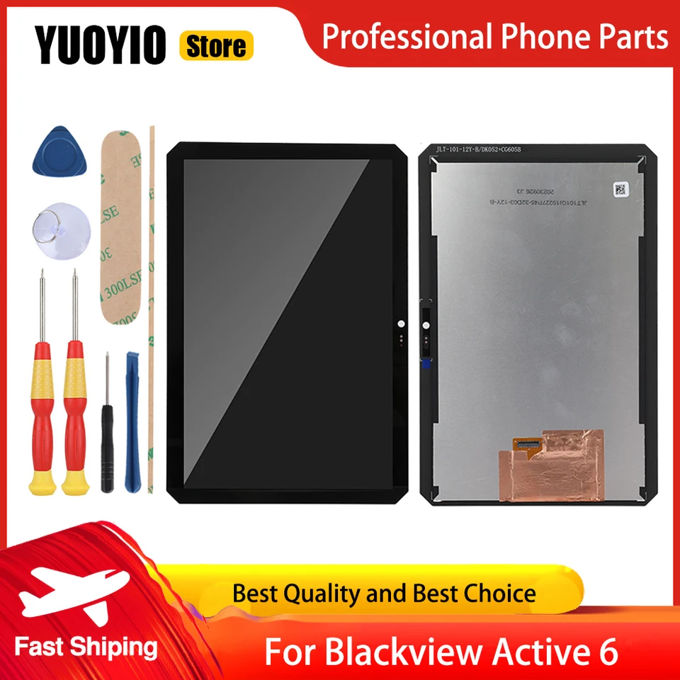Originál pre BlackView Active 6 10,1 palca LCD displej a dotyková zostava digitalizátora obrazovky LCD
