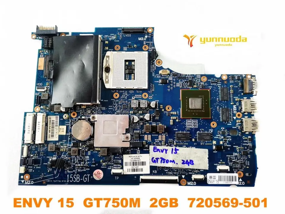 Originál pre HP Envy 15 15-J pre laptop Envy Envy 15 GT750M 2GB 720569-501 Testovaná dobrá preprava zdarma