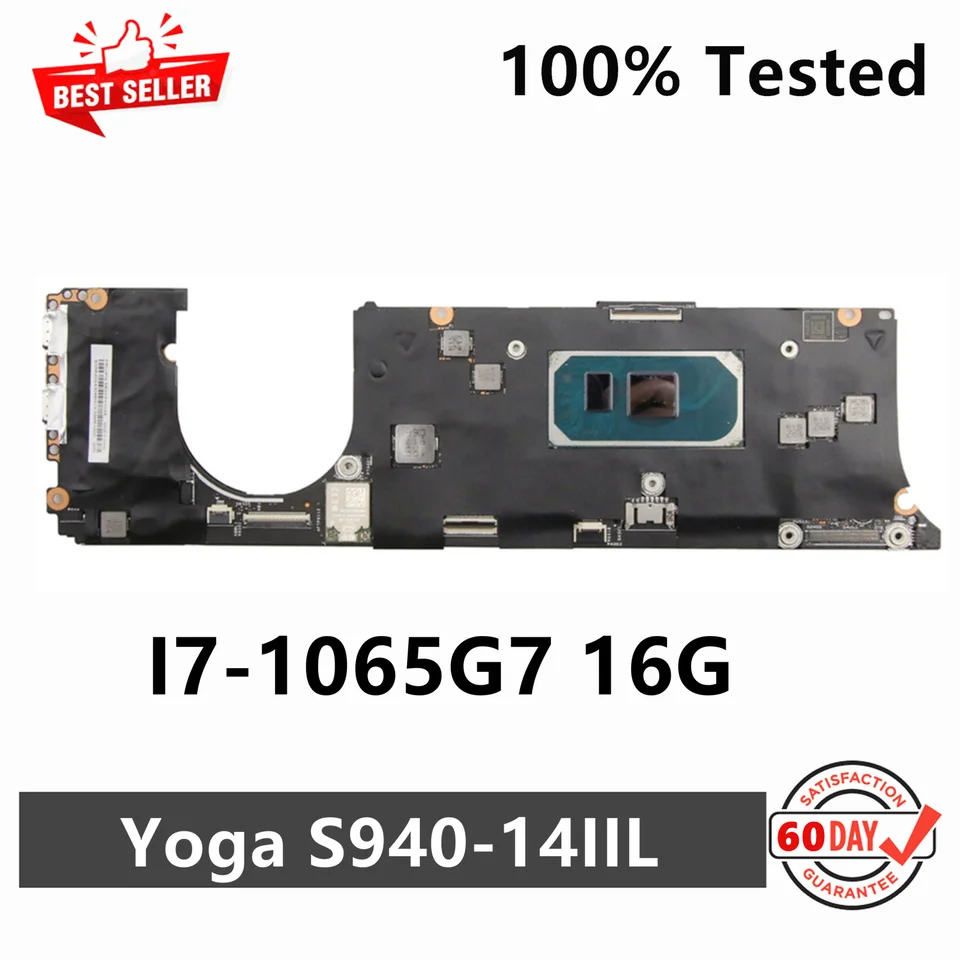 Originál pre Lenovo Yoga S940-14iil Laptop Hodín I7-1065G7 CPU 16G RAM 5B20S43048 100% testovaný