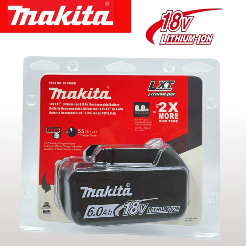 Originál pre Makita 18V 6AH Nabíjateľné lítium ión BL1850 ， BATKÁNA TOOLICKÁ STROJA S nabíjačkou ， MAKITA 18 V BATÉRA BL1830BL1840